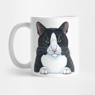 Black and White Cat Mug